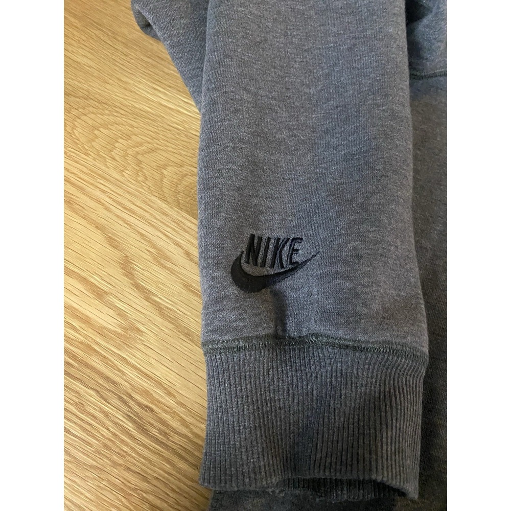 Nike Sportswear Men Full Zip Hoodie SZ XL Gray VTG Varsity Style Code 333260-071 - Picture 9 of 16